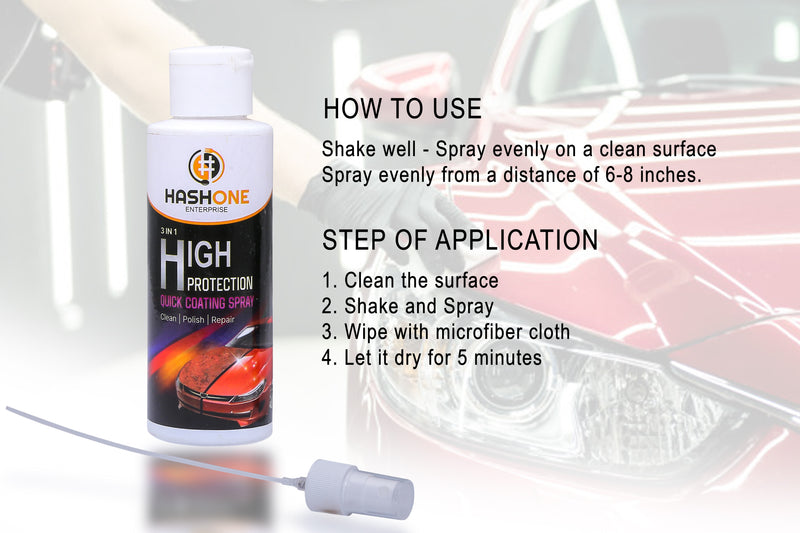 3 in 1 High Protection Ceramic Coating Spray