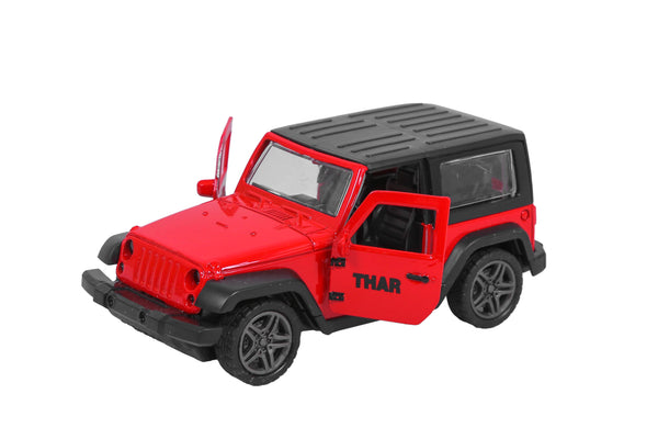 Mahindra Thar Metal Diecast WITH MUSIC AND LIGH AND PULL PACK(Assorted colour)