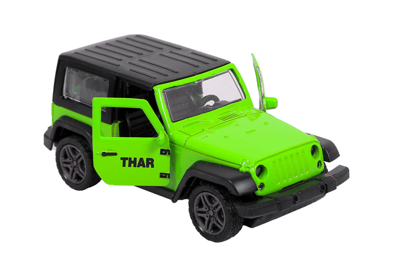 Mahindra Thar Metal Diecast WITH MUSIC AND LIGH AND PULL PACK(Assorted colour)