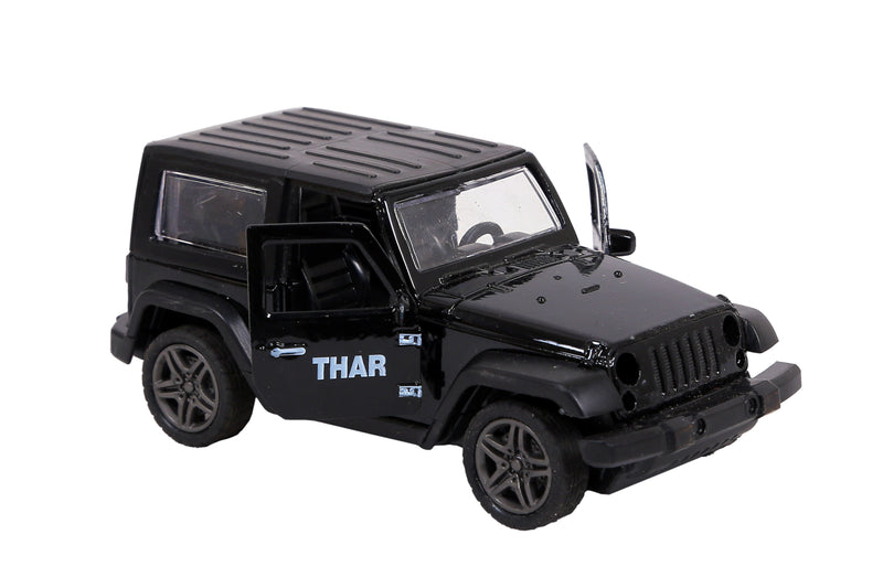Mahindra Thar Metal Diecast WITH MUSIC AND LIGH AND PULL PACK(Assorted colour)