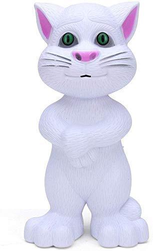 HASHONE Touching Talking Tom Cat with Wonderful Voice Recording, Musical Toys, Talk Back First hot Toy for Kids (Talking Tom)