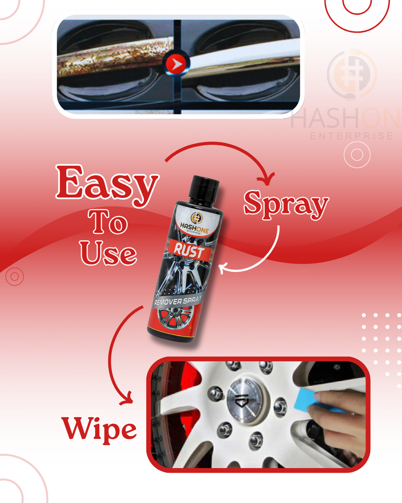 Rust Remover Spray & 3 in 1 Ceramic Coating Spray (Combo)