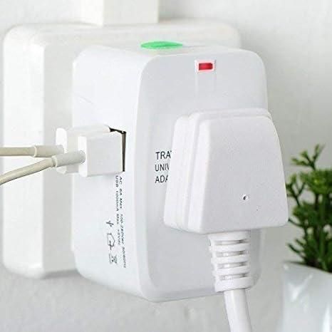 Worldwide Travel Adapter with Built in Dual USB Charger Ports ⭐️⭐️⭐️⭐️ 4.9/5 Reviews