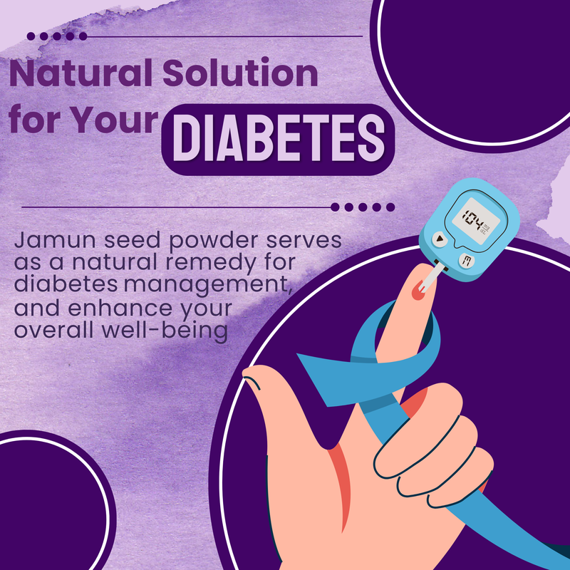 UltiCure Ayurveda Jamun Seed Powder for Diabetes - 150 g 100% Natural Made with Oldest Traditional Method Good for Diabetes, Control blood glucose level.