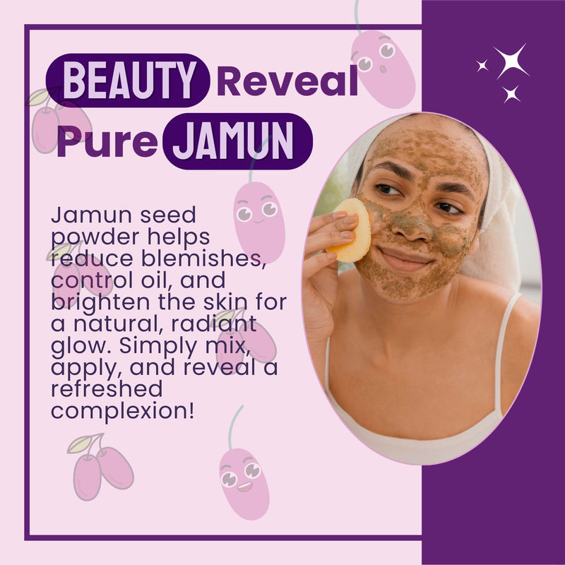 UltiCure Ayurveda Jamun Seed Powder for Diabetes - 150 g 100% Natural Made with Oldest Traditional Method Good for Diabetes, Control blood glucose level.
