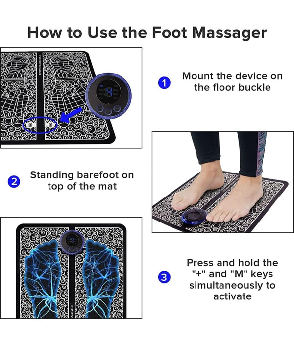 HASHONE Rechargeable ( EMS ) FOOT massager