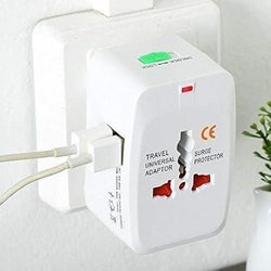 Worldwide Travel Adapter with Built in Dual USB Charger Ports ⭐️⭐️⭐️⭐️ 4.9/5 Reviews