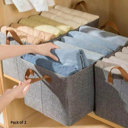 Premium Multi-functional Folding Wardrobe Organizer (Pack of 2)