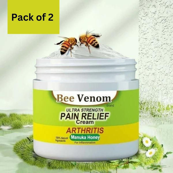 #1  Bee Venom Pain Relief Cream Buy 1 Get 1 Free!! | ⭐️⭐️⭐️⭐️ 4.9/5 Reviews