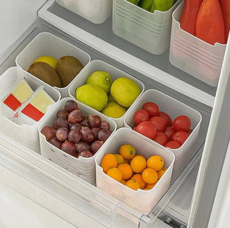 Fridge Storage Box - Transparent Fridge Storage Containers(Pack-8)