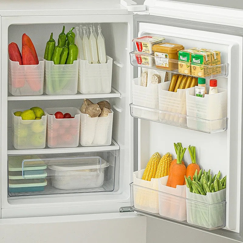 Fridge Storage Box - Transparent Fridge Storage Containers(Pack-8)