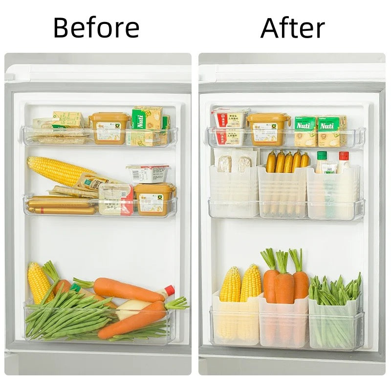 Fridge Storage Box - Transparent Fridge Storage Containers(Pack-8)