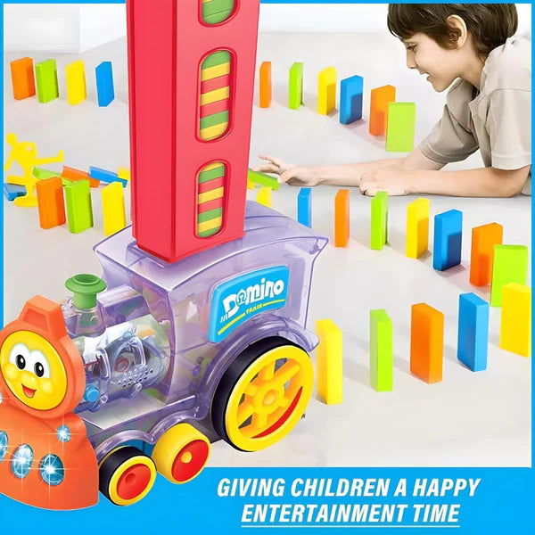 HASHONE Domino Dash Train: Kids Educational Toy with Light & Sound