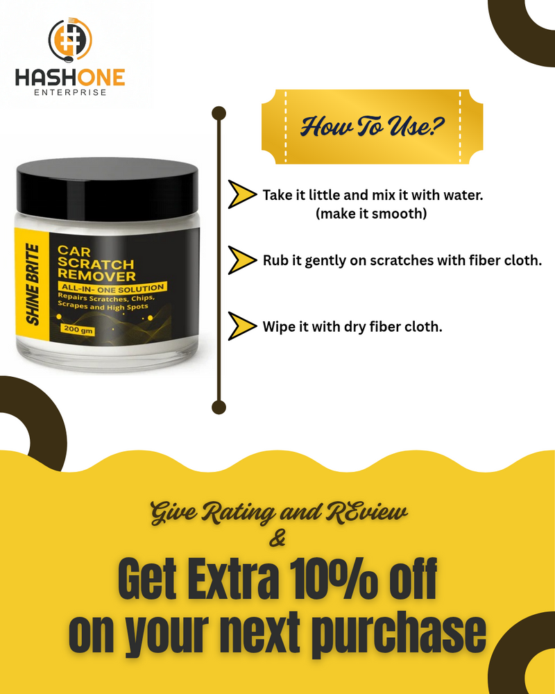Scratch remover cream for Cars And Bikes | Buy 100 Gram  Get 100 Gram Free