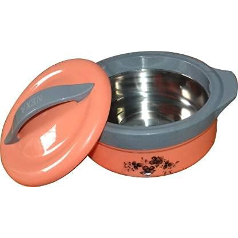 HASHONE Inner Steel Insulated Casserole Hot Pot for Roti/Chapati Hot Box Chapati Box/Casserole (1500 ML & 2500 ML)