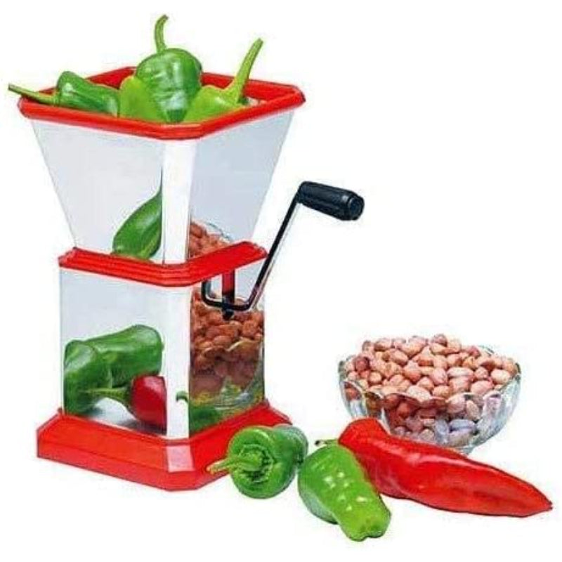 HASHONE Kitchenware Stainless Steel Chilly Cutter and Dry Fruit Cutter Vegetable & Nuts Chopper