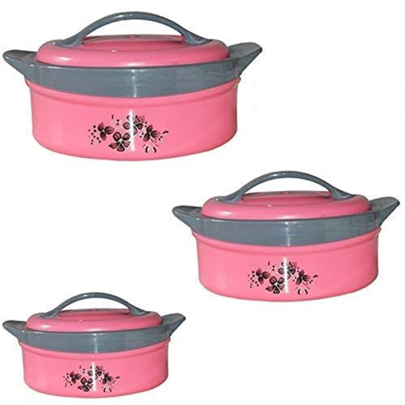 HASHONE Inner Steel Insulated Casserole Hot Pot for Roti/Chapati Hot Box Chapati Box/Casserole (1500 ML & 2500 ML & 3500 ML)