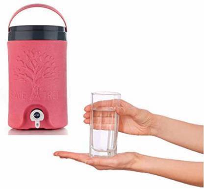 HASHONE Nexa Cool Star Plastic Insulated Water JUG, 5 litres(Pack of 1, Pink , Plastic) 4500 ml Bottle  (Pack of 1, Pink, Plastic)