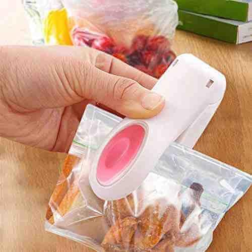 MAA HINGLAJ Enterprise Smart Bag Sealer Heat Seal, Portable Mini Sealing Machine for Food Storage, Food Sealer Handheld for Vacuum Sealer Bags, Plastic Bags, Snack Bags, Chip Bags