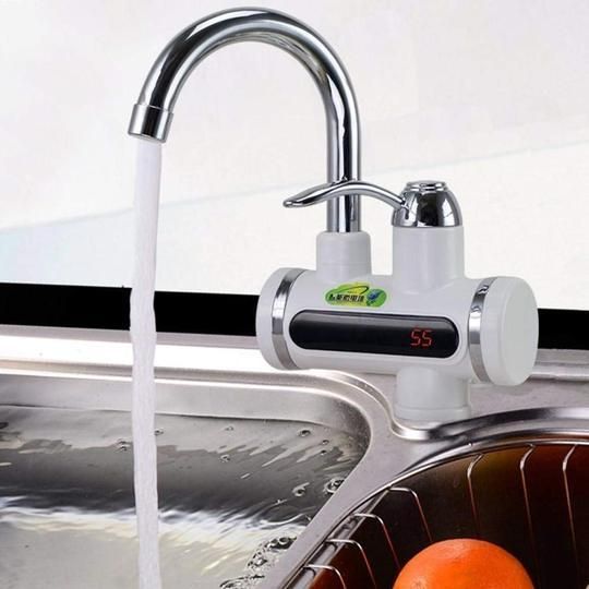 Faucet Water Heater-Instant Water Heater Electric Faucet Kitchen/Bathroom Hot Water Heating Tap Tankless