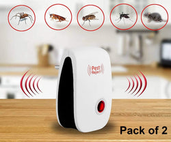 Pest Repeller- Ultrasonic Pest Repeller for Mosquito, Cockroaches, etc Insect Pest Control Electric Pest Repelling (Pack of 2)