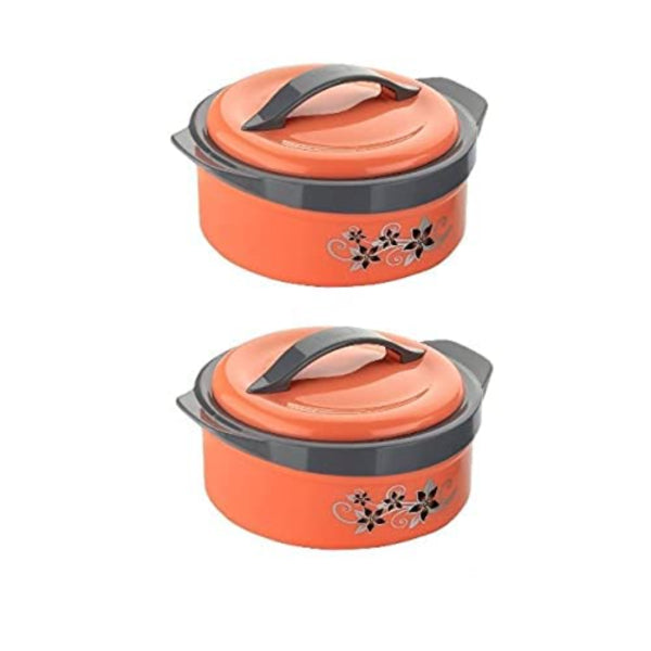 HASHONE Inner Steel Insulated Casserole Hot Pot for Roti/Chapati Hot Box Chapati Box/Casserole (1500 ML & 2500 ML)