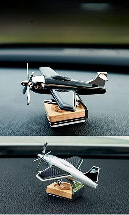 Perfume Diffuser -Aeroplane alloy Solar Air Freshener Diffuser