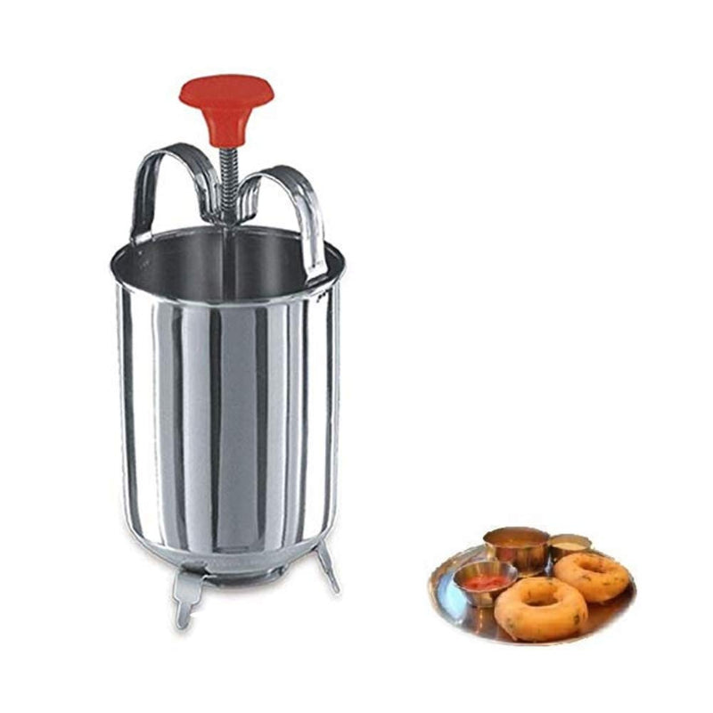 HASHONE Kitchen Appliances - Medu WADA Vada Donut Maker Dispenser, Stainless Steel