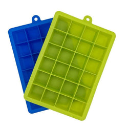 HASHONE Silicone Ice Cube Trays - 24 Cavity Per Ice Tray | Pack Of 2 (Multicolor)