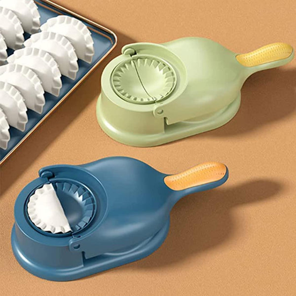 2 in 1 Dumpling Momos maker Kitchen Accessories Multi Uses Dumpling Baking Pastry Maker (Assorted Color)