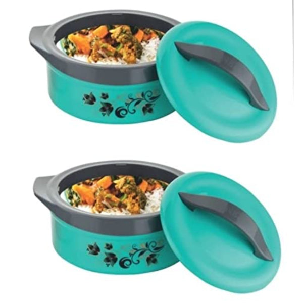 HASHONE Inner Steel Insulated Casserole Hot Pot for Roti/Chapati Hot Box Chapati Box/Casserole (1500 ML & 2500 ML)