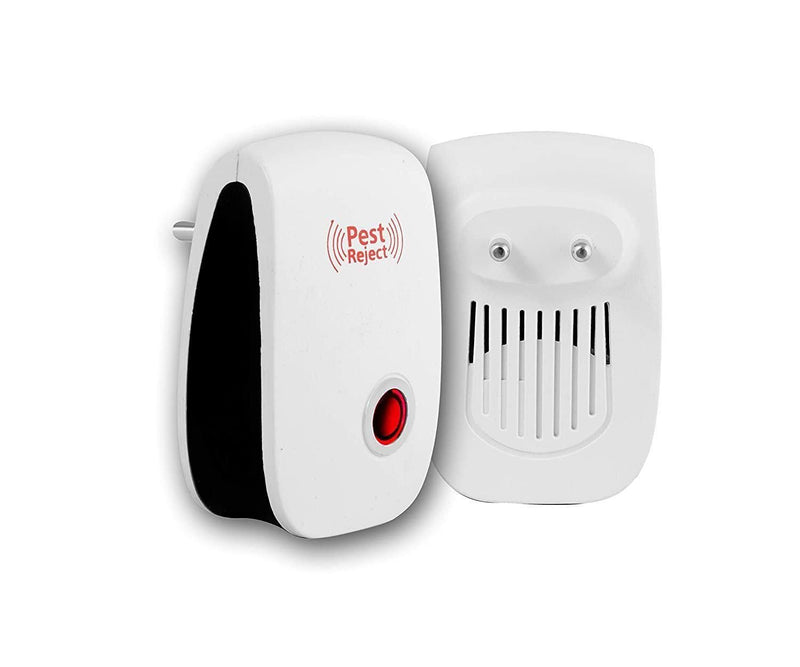 Pest Repeller- Ultrasonic Pest Repeller for Mosquito, Cockroaches, etc Insect Pest Control Electric Pest Repelling (Pack of 2)