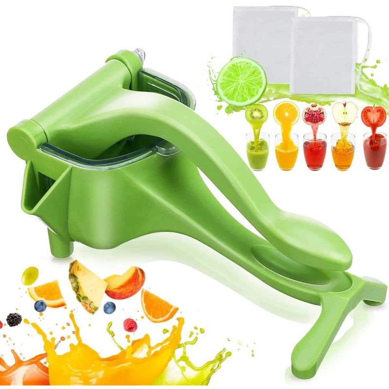 HASHONE Manual Plastic Fruit Juicer, Hand Press Lemon Squeezer Hand Juicer Citrus Press Juicer Fruit Extractor Tool For Oranges & Lemons