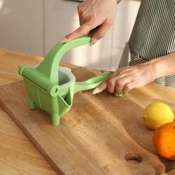 HASHONE Manual Plastic Fruit Juicer, Hand Press Lemon Squeezer Hand Juicer Citrus Press Juicer Fruit Extractor Tool For Oranges & Lemons