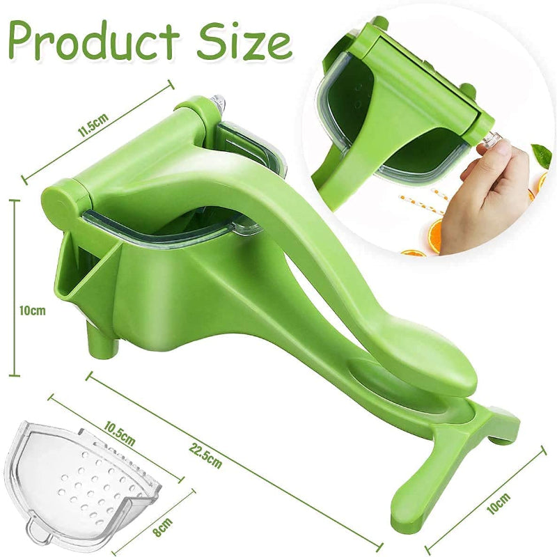 HASHONE Manual Plastic Fruit Juicer, Hand Press Lemon Squeezer Hand Juicer Citrus Press Juicer Fruit Extractor Tool For Oranges & Lemons