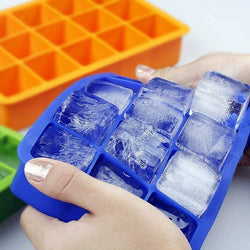 HASHONE Silicone Ice Cube Trays - 24 Cavity Per Ice Tray | Pack Of 1 (Multicolor)