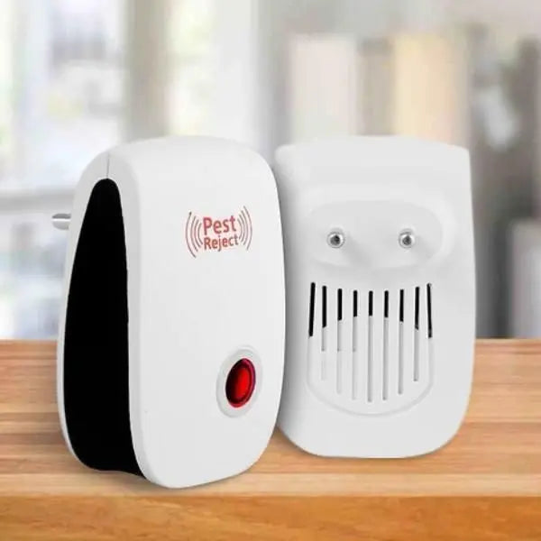 Pack Of 2 Mosquito Killer - Ultrasonic Pest Repeller For Rat, Mice, Cockroach, Insects, Ants, Mosquito Reject