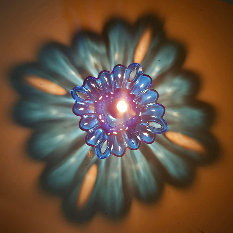 HASHONE - 3D Diya Reflection Diya (Panti) Petal Star Design Set of 12
