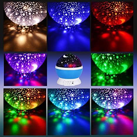 Star Master Dream Rotating Projector Lamp LED Romantic with USB