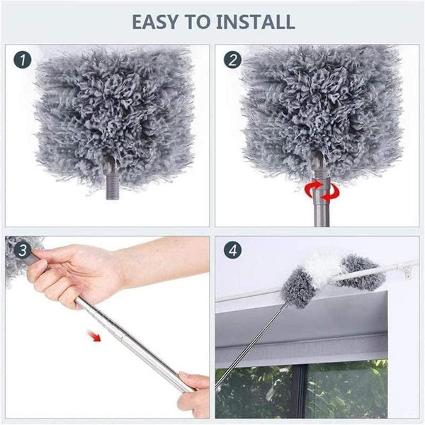 Cleaning Flexible Mop Duster for Quick and Easy Cleaning with Long Rod ⚡️ Price Drop ⚡️ for Today 😍