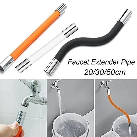 Faucet- Foaming Extension Tube,360 Degree Adjustable Sink Drain Extension Tube Faucet Lengthening Extender for Bathroom Kitchen