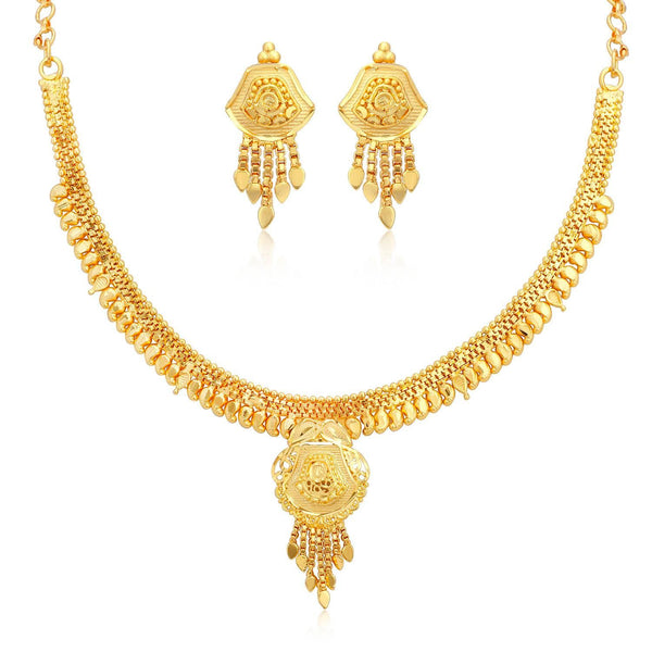 HASHONE - Sukkhi Glowing Gold Plated Jewellery Set For Women