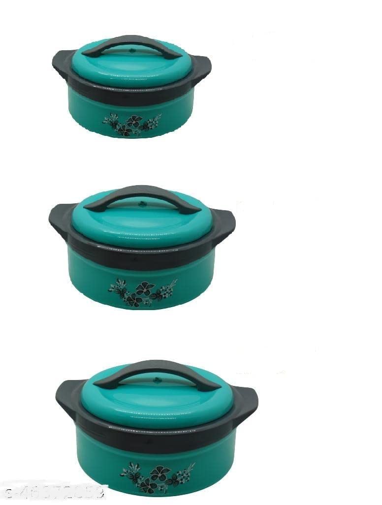 HASHONE Inner Steel Insulated Casserole Hot Pot for Roti/Chapati Hot Box Chapati Box/Casserole (1500 ML & 2500 ML & 3500 ML)