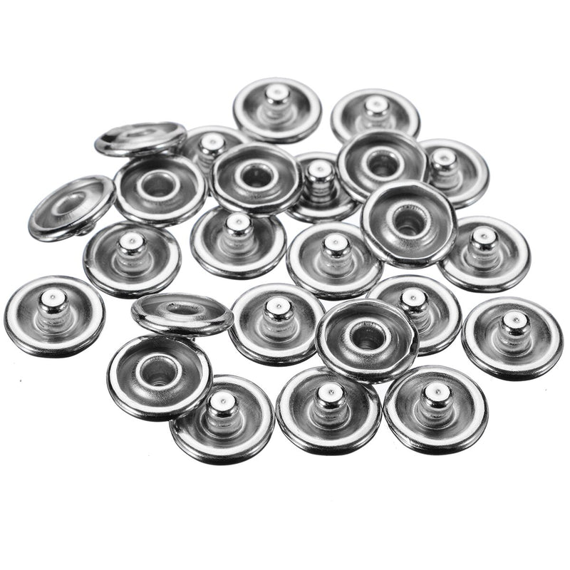 METAL COPPER PRONG SNAP BUTTON FASTENERS (100 SETS)