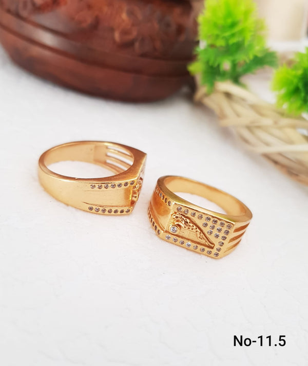 HASHONE - Gold Plated Men's Rings | Designed Rings For Gents