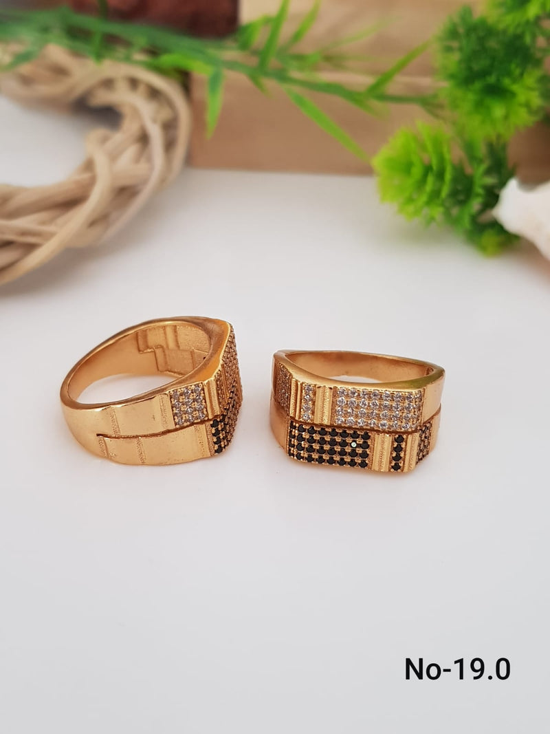 HASHONE - Gold Plated Men's Rings | Designed Rings For Gents