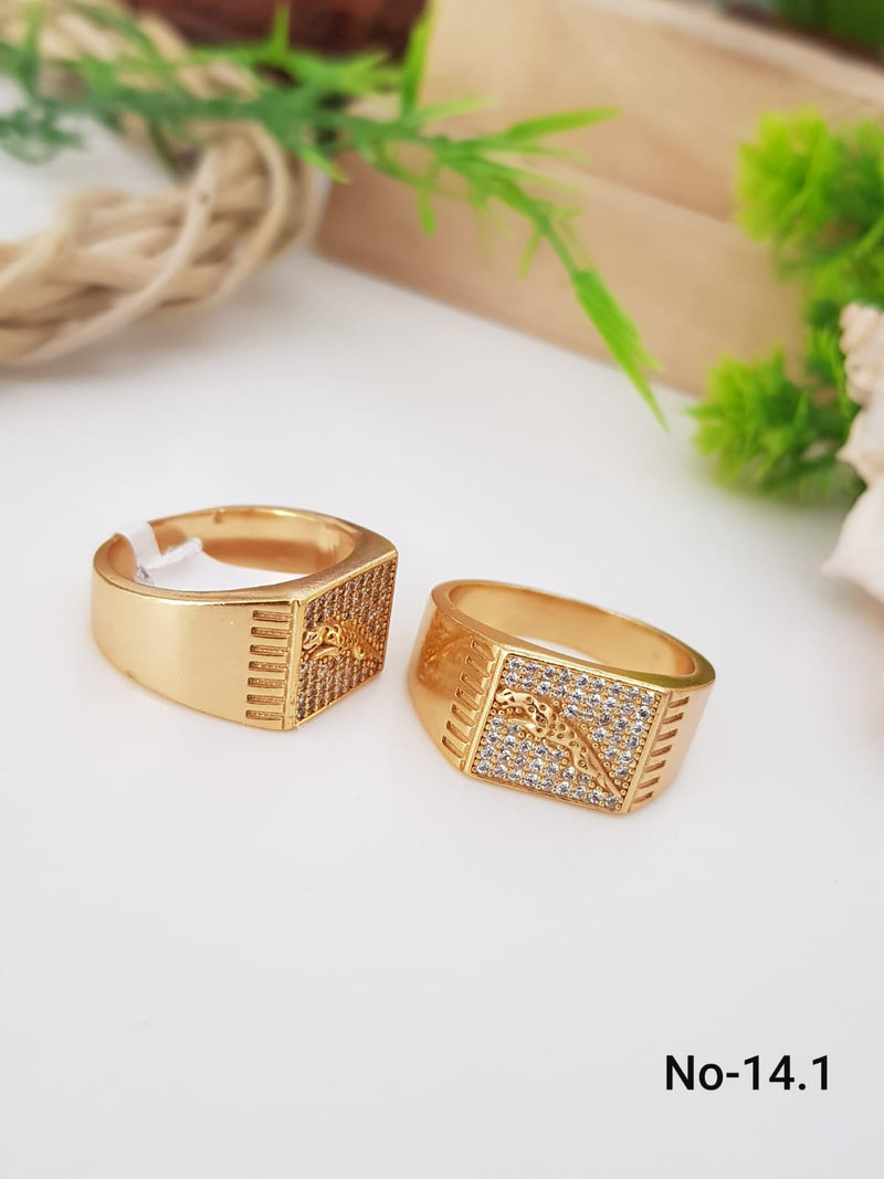 HASHONE - Gold Plated Men's Rings | Designed Rings For Gents