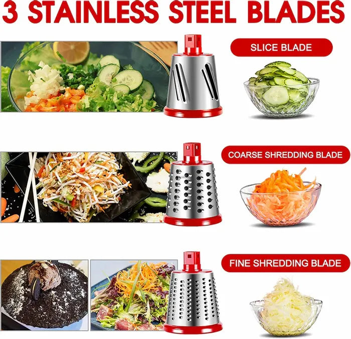 MULTIFUNCTIONAL VEGETABLE CUTTER, SLICER & GRATER